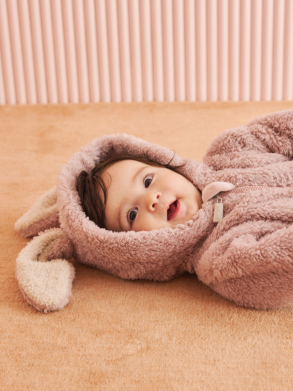 ベビー アウター|【mocmof】ぬいぐるみスーツ|ピンク