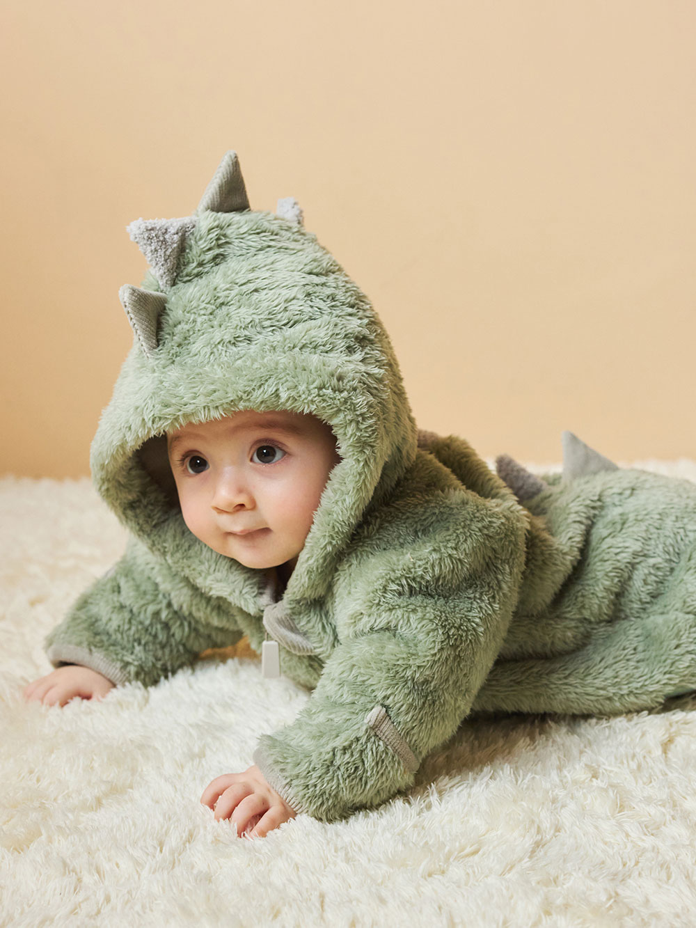 ベビー アウター|【mocmof】ぬいぐるみスーツ|ライトグリーン