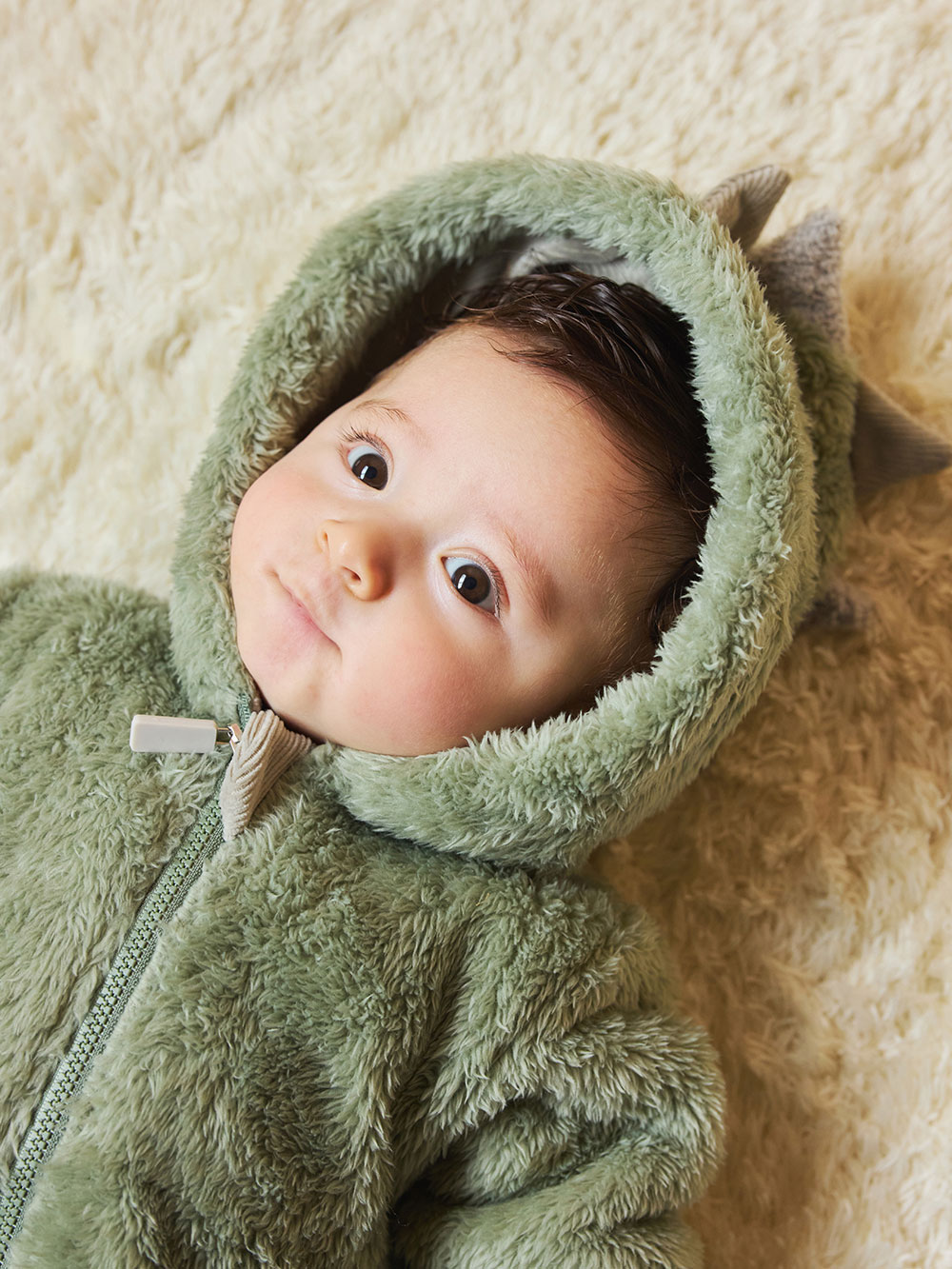 ベビー アウター|【mocmof】ぬいぐるみスーツ|ライトグリーン