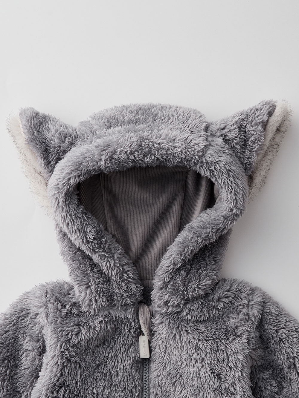 ベビー アウター|【mocmof】ぬいぐるみスーツ|チャコール