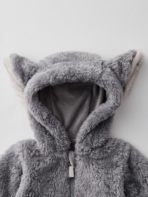 ベビー アウター|【mocmof】ぬいぐるみスーツ|チャコール