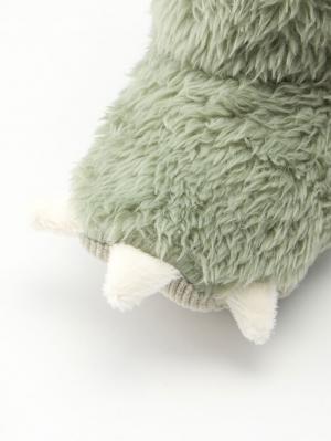 ベビーシューズ・ファーストシューズ・ベビー靴下|【mocmof】ぬいぐるみブーティ|ライトグリーン