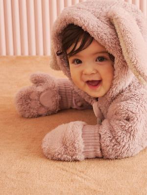 ベビー 小物|【mocmof】肉球ミトン|ピンク