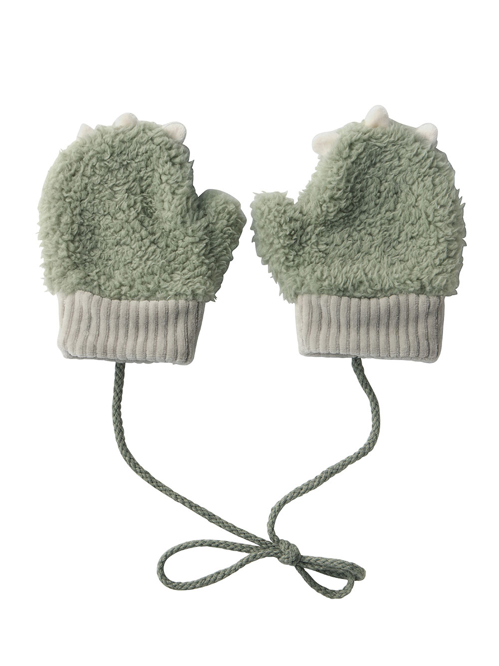 ベビー 小物|【mocmof】肉球ミトン|ライトグリーン