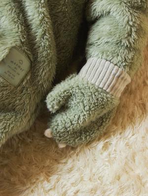 ベビー 小物|【mocmof】肉球ミトン|ライトグリーン