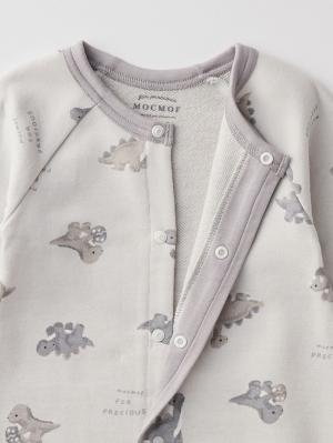 ロンパース・カバーオール|【mocmof】恐竜柄ロンパース