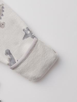 ロンパース・カバーオール|【mocmof】恐竜柄ロンパース