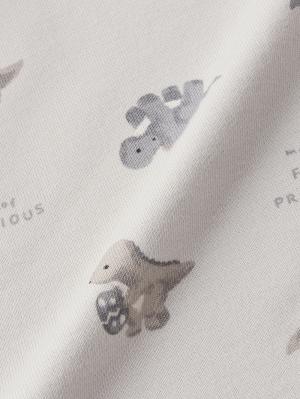 ロンパース・カバーオール|【mocmof】恐竜柄ロンパース