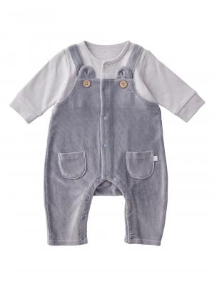 【mocmof】サロペット重ね着風カバーオール51784