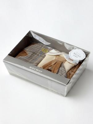 スタイ（よだれかけ）|【mocmof】男の子おめかしギフトセット