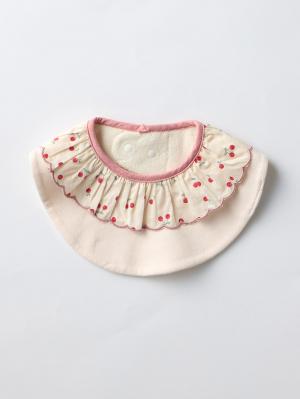 スタイ（よだれかけ）|【mocmof】女の子おめかしギフトセット|ピンク