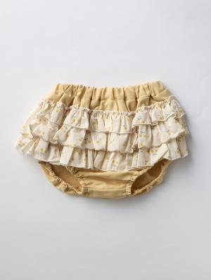 スタイ（よだれかけ）|【mocmof】女の子おめかしギフトセット|イエロー