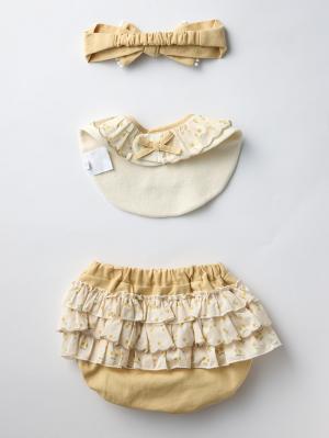 スタイ（よだれかけ）|【mocmof】女の子おめかしギフトセット