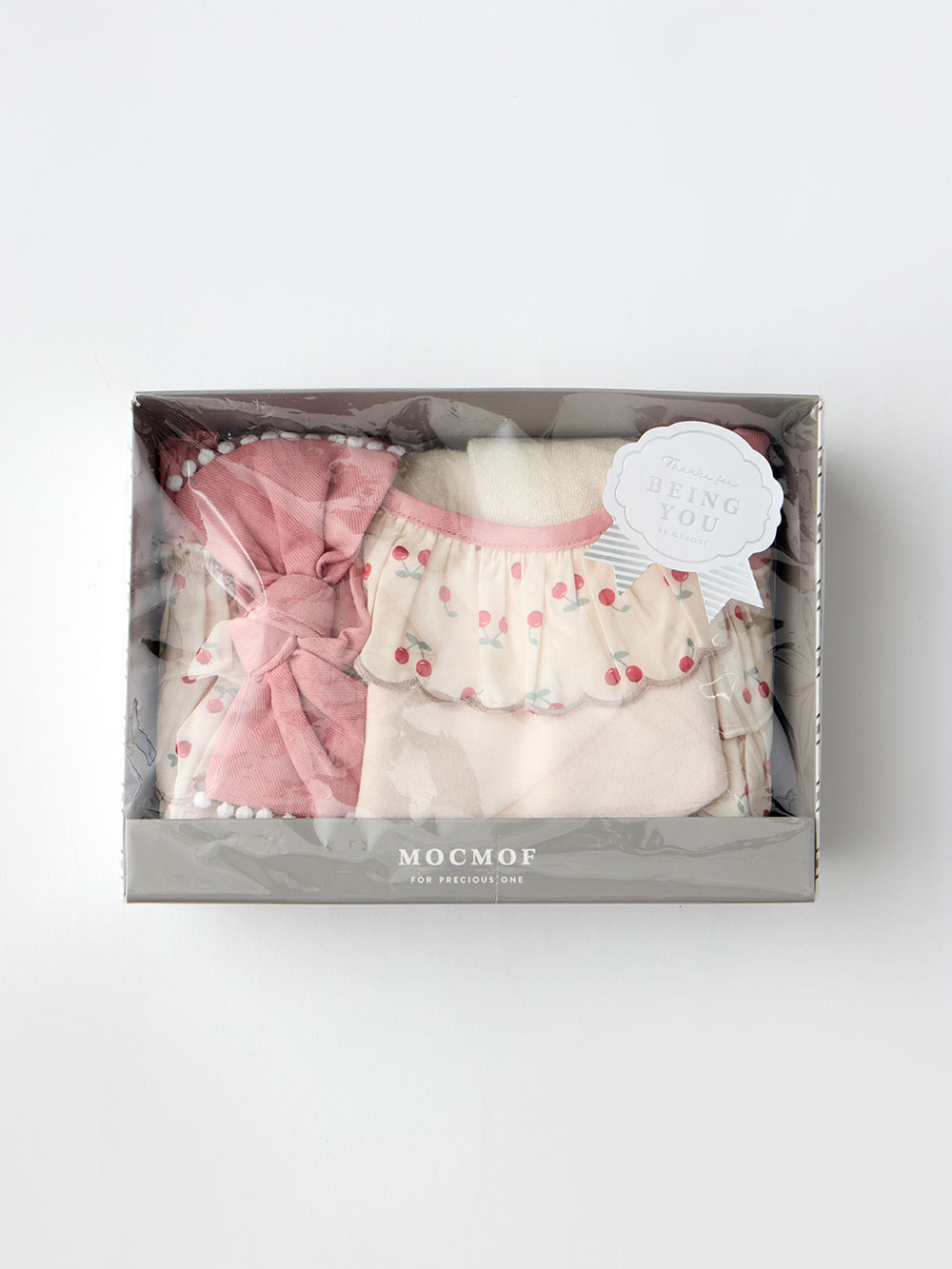 スタイ（よだれかけ）|【mocmof】女の子おめかしギフトセット