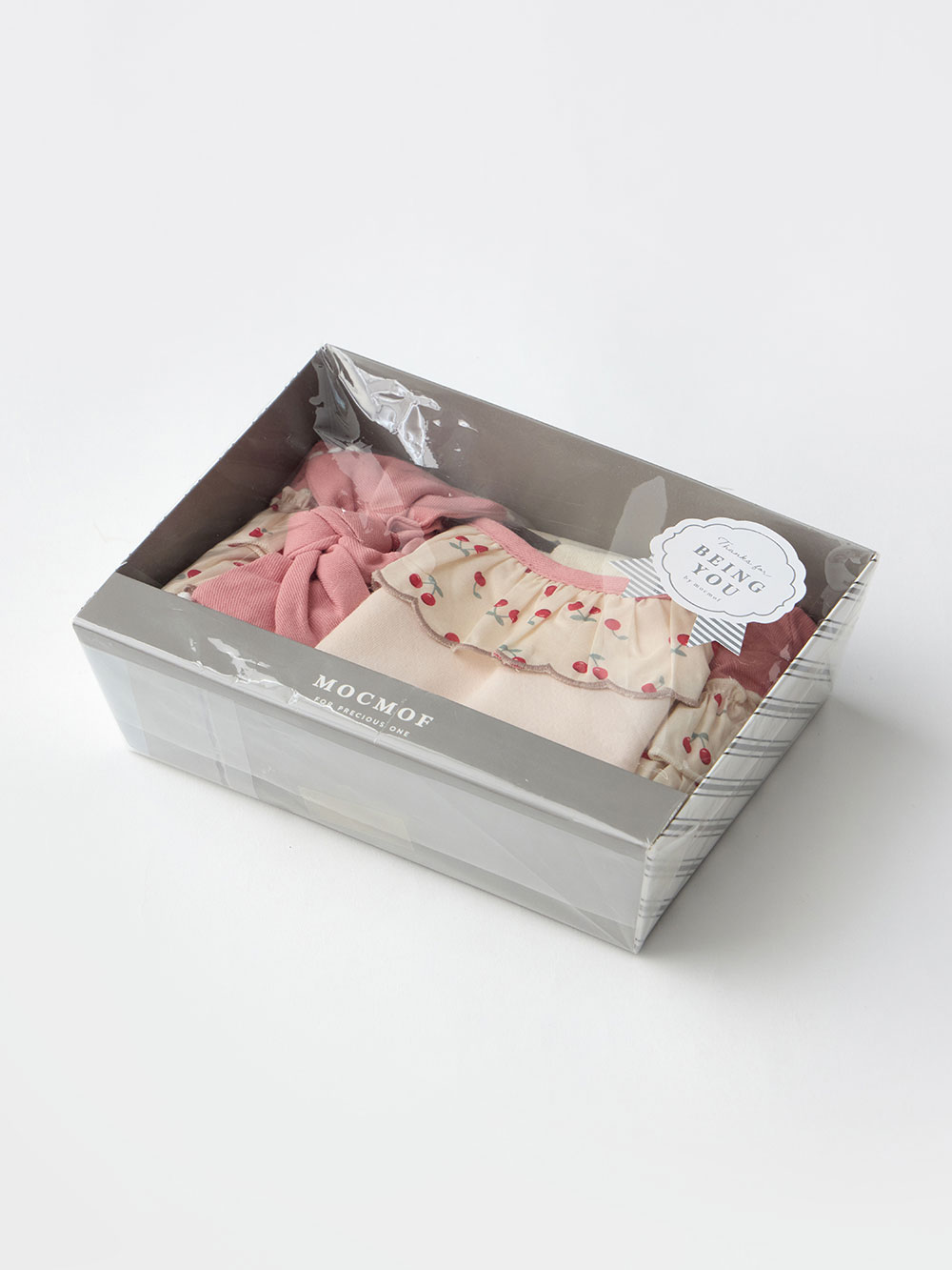 スタイ（よだれかけ）|【mocmof】女の子おめかしギフトセット