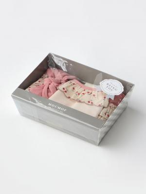 スタイ（よだれかけ）|【mocmof】女の子おめかしギフトセット