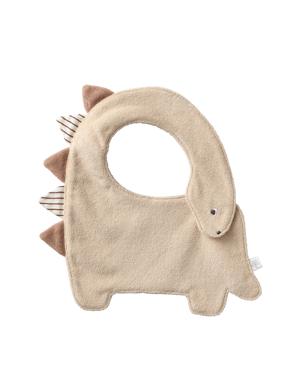 スタイ（よだれかけ）|【mocmof】恐竜スタイ|ベージュ