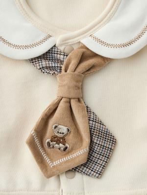 ロンパース・カバーオール|【mocmof】ロイヤルベアおめかしロンパース