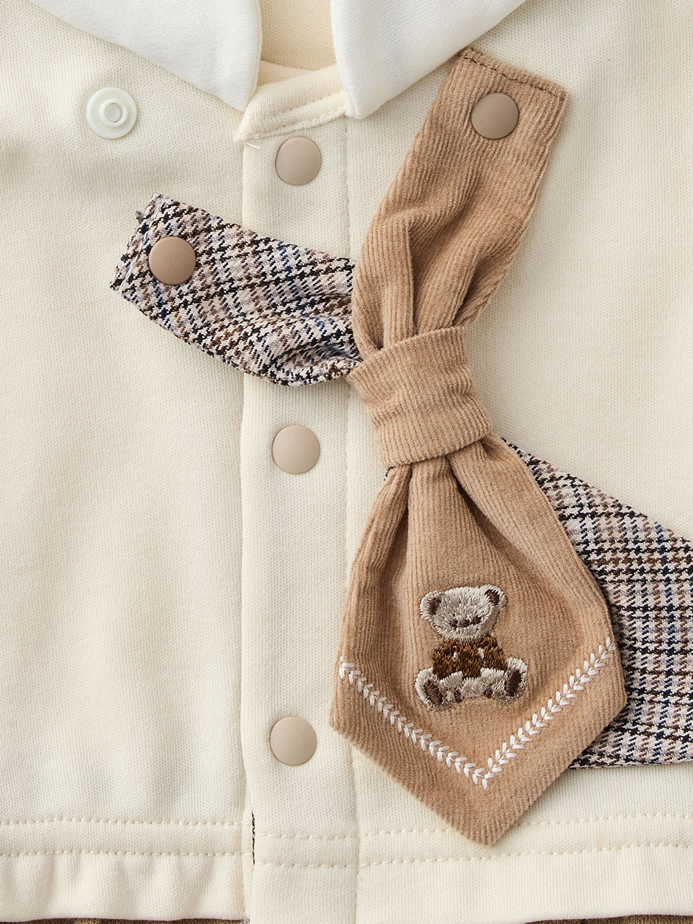 ロンパース・カバーオール|【mocmof】ロイヤルベアおめかしロンパース