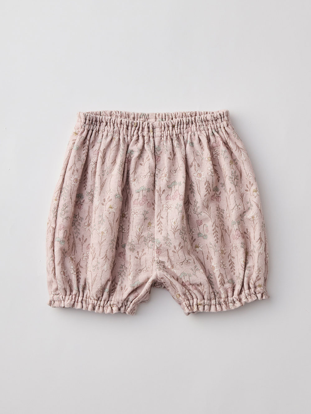 ベビー ワンピース|【cotocotto】花柄起毛ミルキースーツ|ピンク