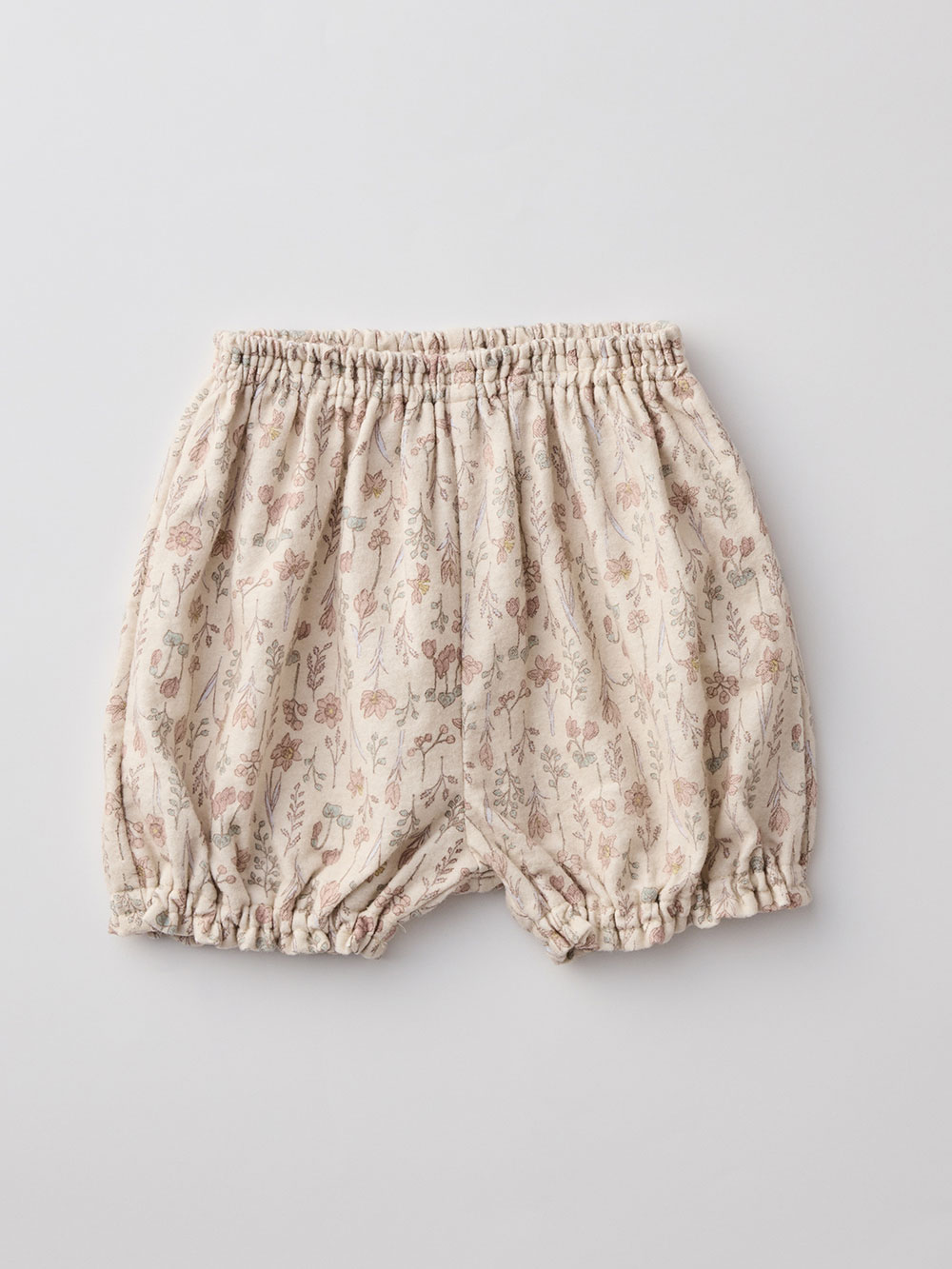 ベビー ワンピース|【cotocotto】花柄起毛ミルキースーツ|アイボリー