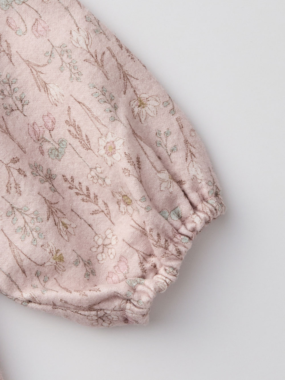 ベビー ワンピース|【cotocotto】花柄起毛ミルキースーツ