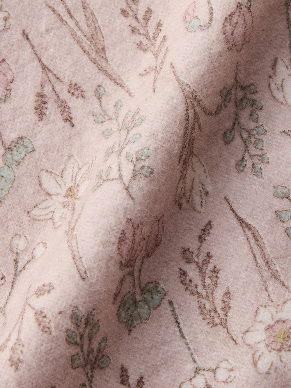 ベビー ワンピース|【cotocotto】花柄起毛ミルキースーツ