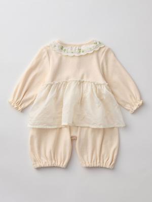 ロンパース・カバーオール|【Little s.t. by s.t.closet】すずらん刺繍カバーオール