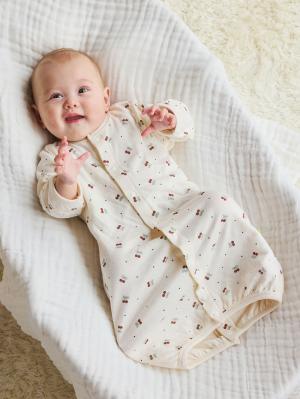 ツーウェイオール（2WAYオール）|【MAKE YOUR DAY】総柄接結２WAYオール|さくらんぼ柄