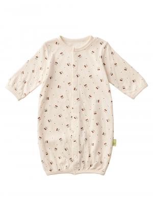 ツーウェイオール（2WAYオール）|【MAKE YOUR DAY】総柄接結２WAYオール|さくらんぼ柄