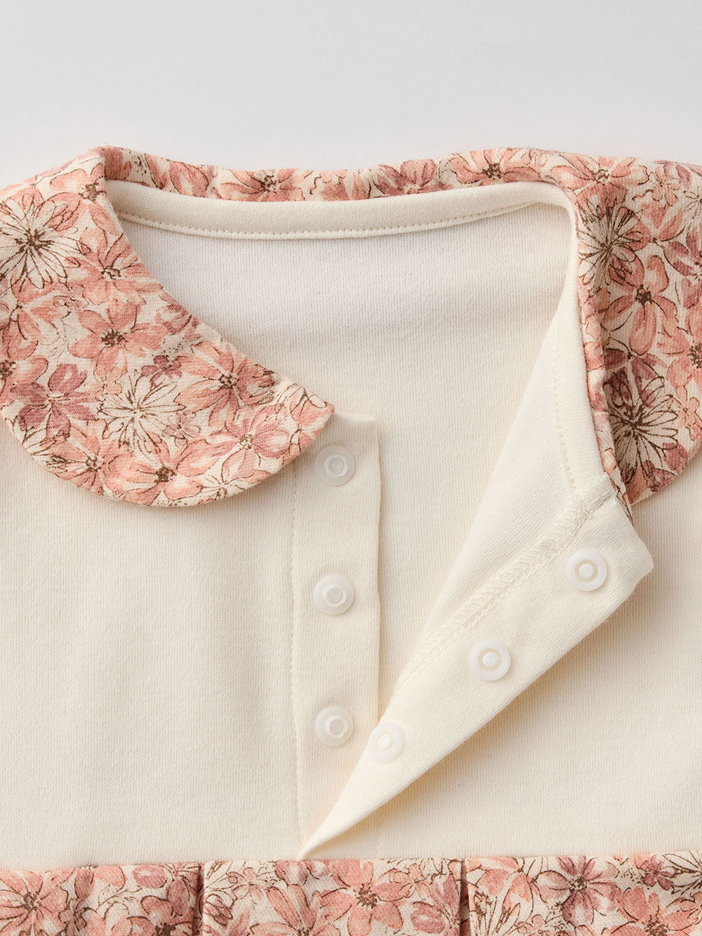 MAKE YOUR DAY】花柄バルーンロンパース | ロンパース