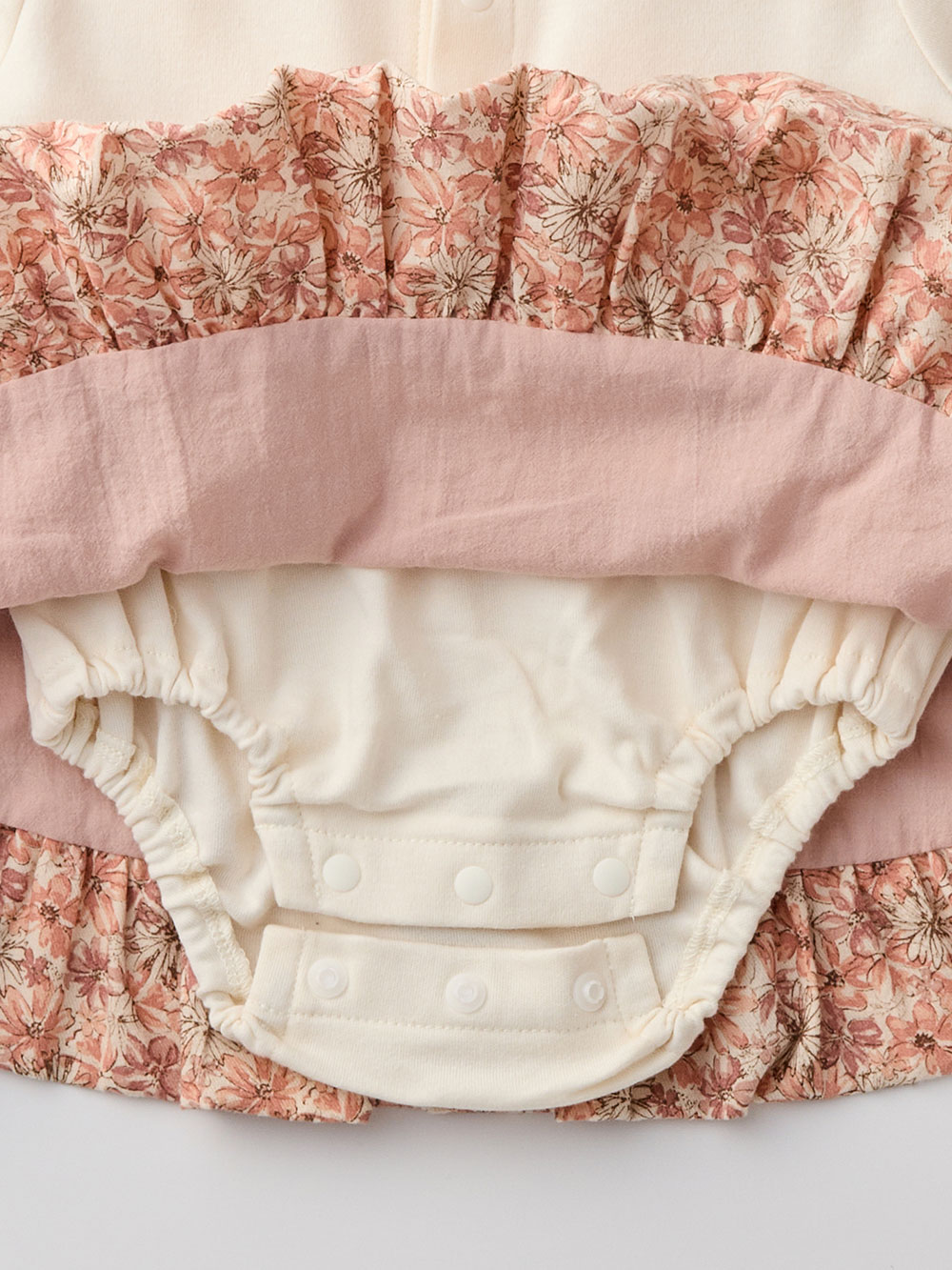 ロンパース・カバーオール house on the hill Pajamas (Flower) 総柄ZIPカバーオール ロンパース ベビー[品番：HVSK0000188