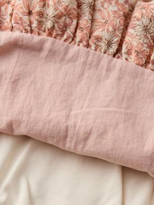 ロンパース・カバーオール|【MAKE YOUR DAY】花柄バルーンロンパース