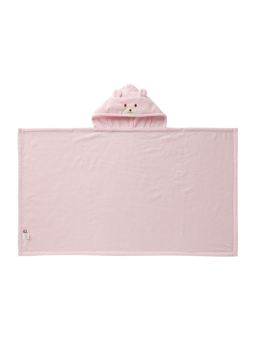 赤ちゃん お風呂・ベビースキンケア|【ミキハウス】無撚糸バスポンチョセット