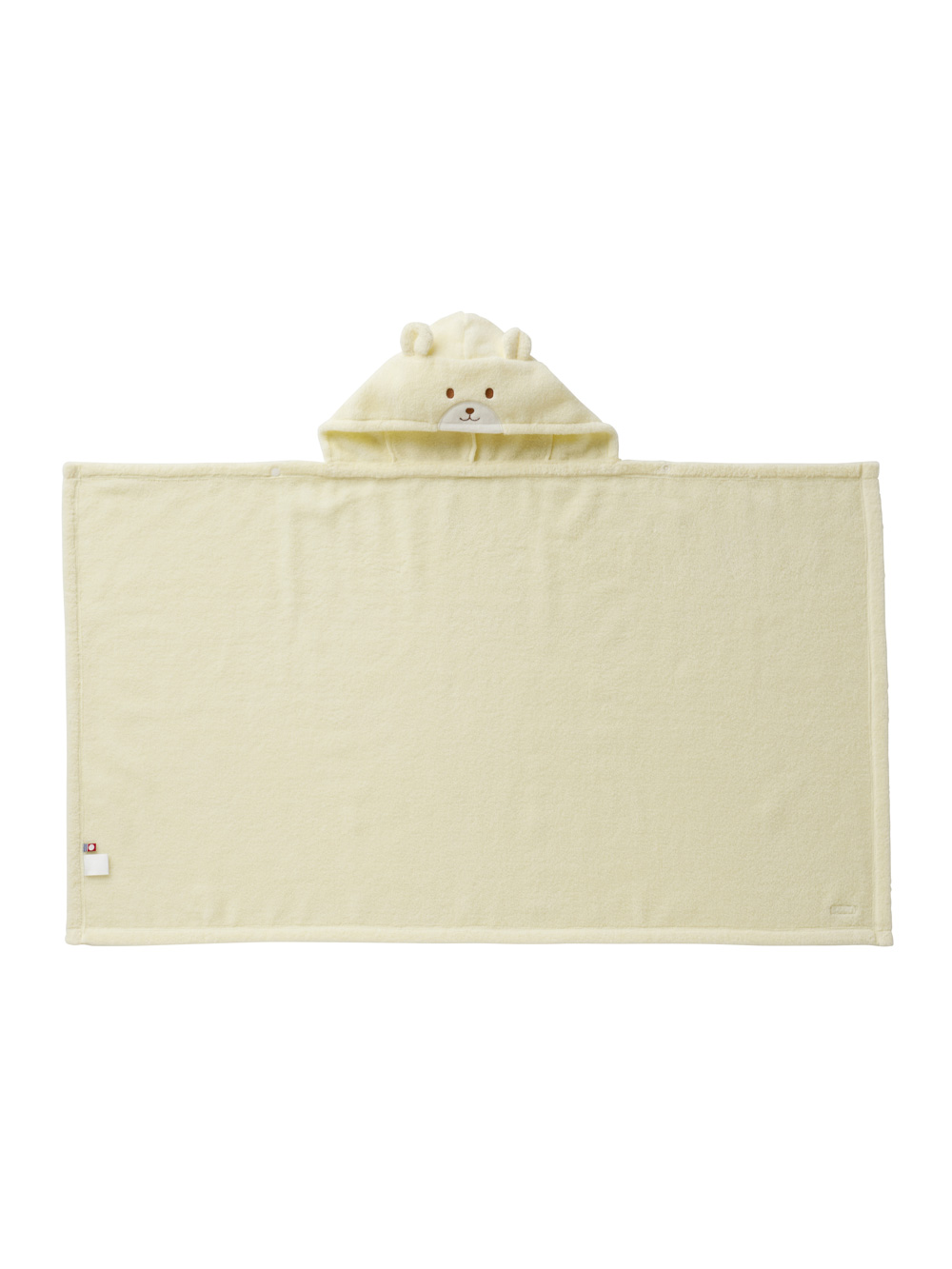 赤ちゃん お風呂・ベビースキンケア|【ミキハウス】無撚糸バスポンチョセット