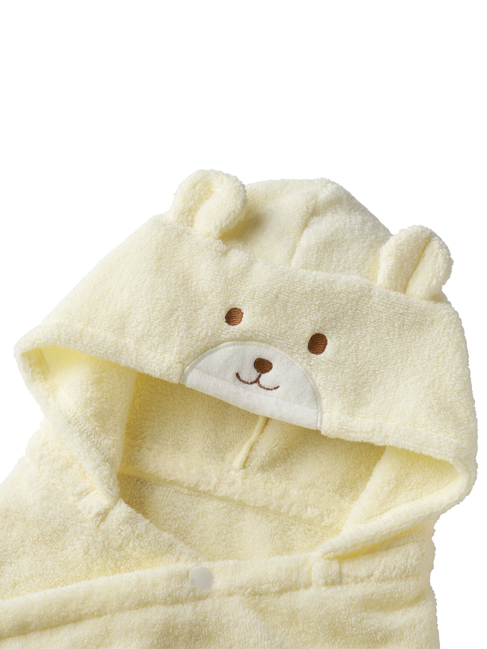 赤ちゃん お風呂・ベビースキンケア|【ミキハウス】無撚糸バスポンチョセット