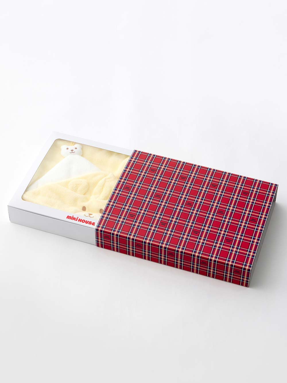 赤ちゃん お風呂・ベビースキンケア|【ミキハウス】無撚糸バスポンチョセット