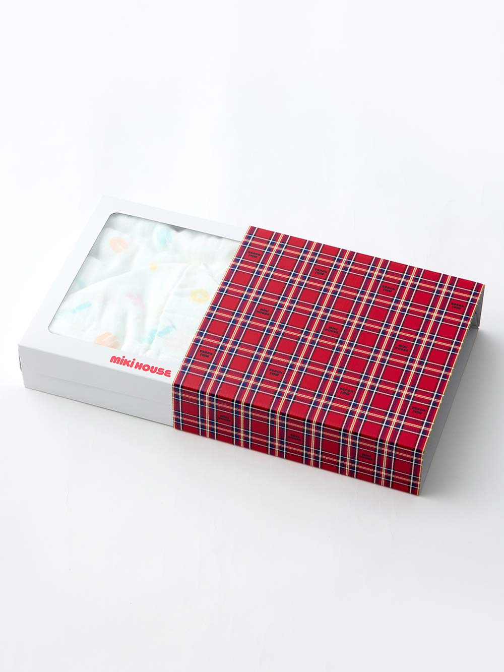 赤ちゃん お風呂・ベビースキンケア|【ミキハウス】ガーゼバスポンチョセット