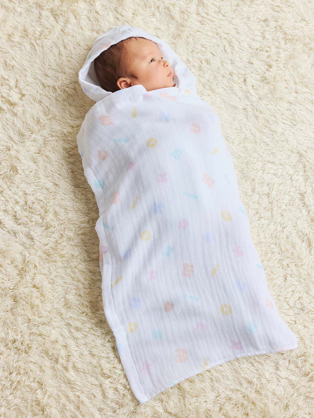 赤ちゃん お風呂・ベビースキンケア|【ミキハウス】ガーゼバスポンチョセット