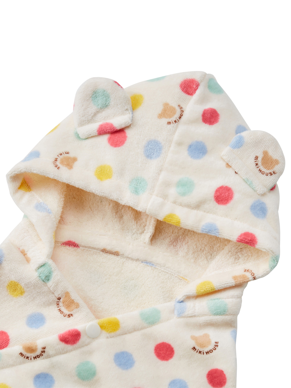 赤ちゃん お風呂・ベビースキンケア|【ミキハウス】バスポンチョ