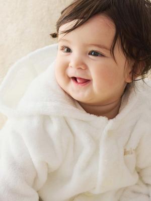 赤ちゃん お風呂・ベビースキンケア|【ミキハウス】バスローブセット