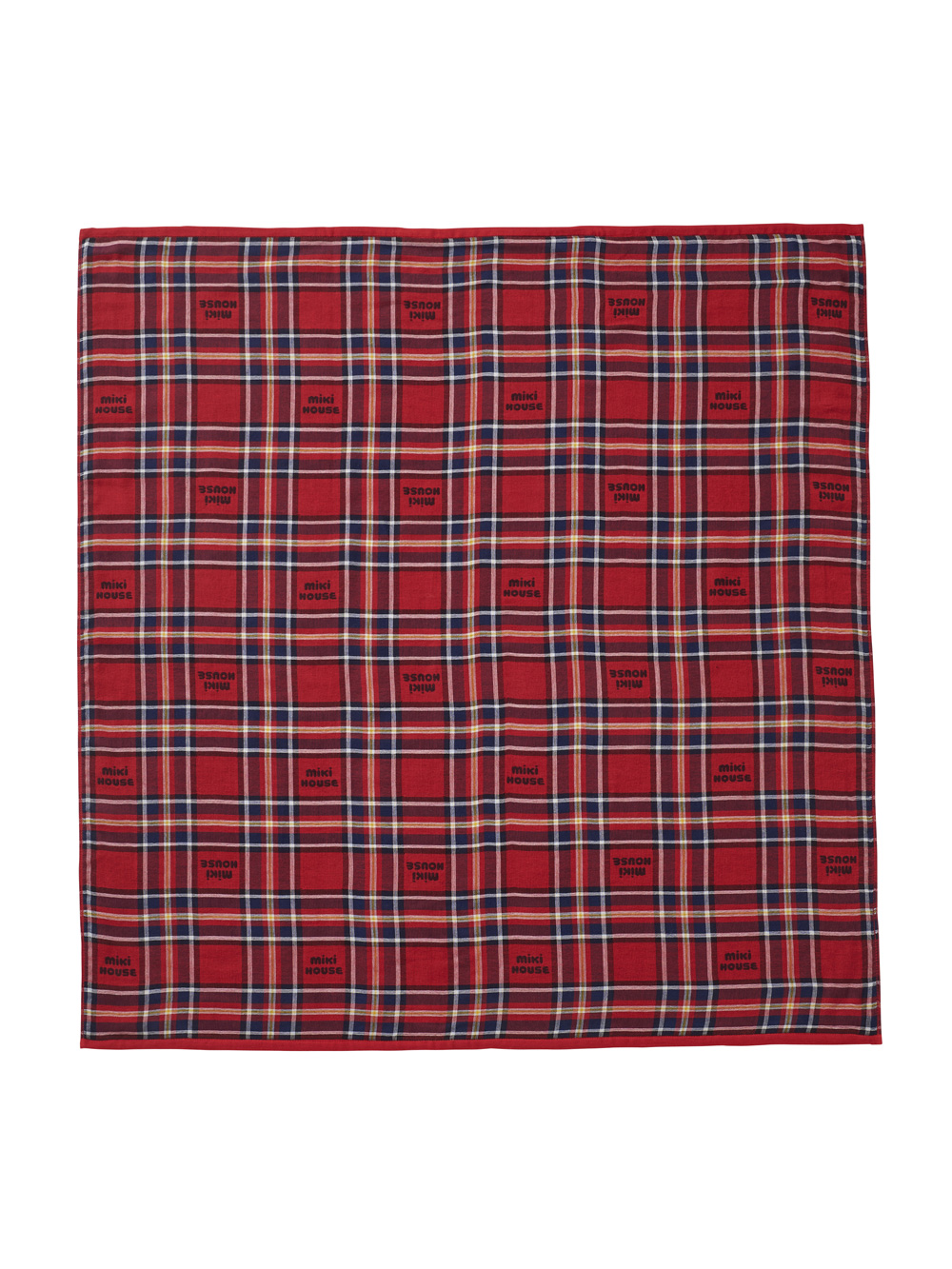 ベビー ブランケット・タオルケット|【ミキハウス】マルチケット|レッド