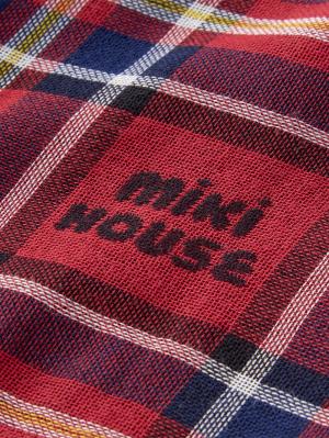 ベビー ブランケット・タオルケット|【ミキハウス】マルチケット|レッド