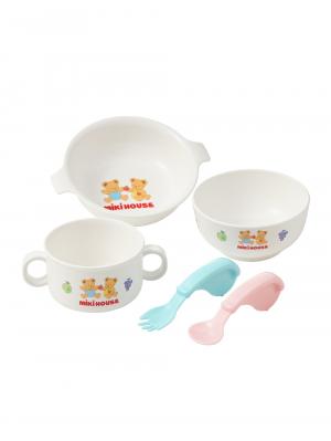 授乳・調乳・お食事|【ミキハウス】テーブルウェア5点セット