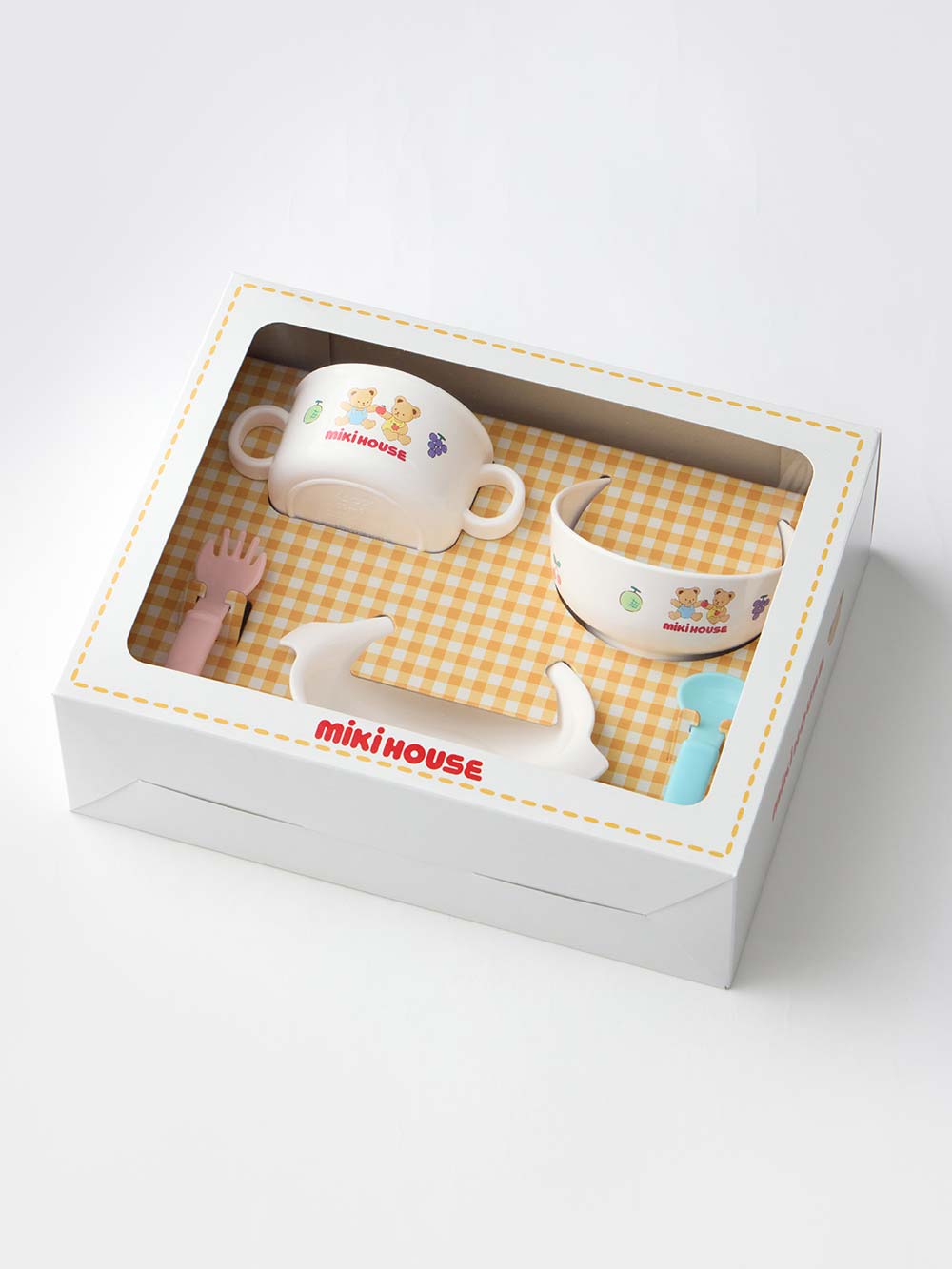 授乳・調乳・お食事|【ミキハウス】テーブルウェア5点セット|ー