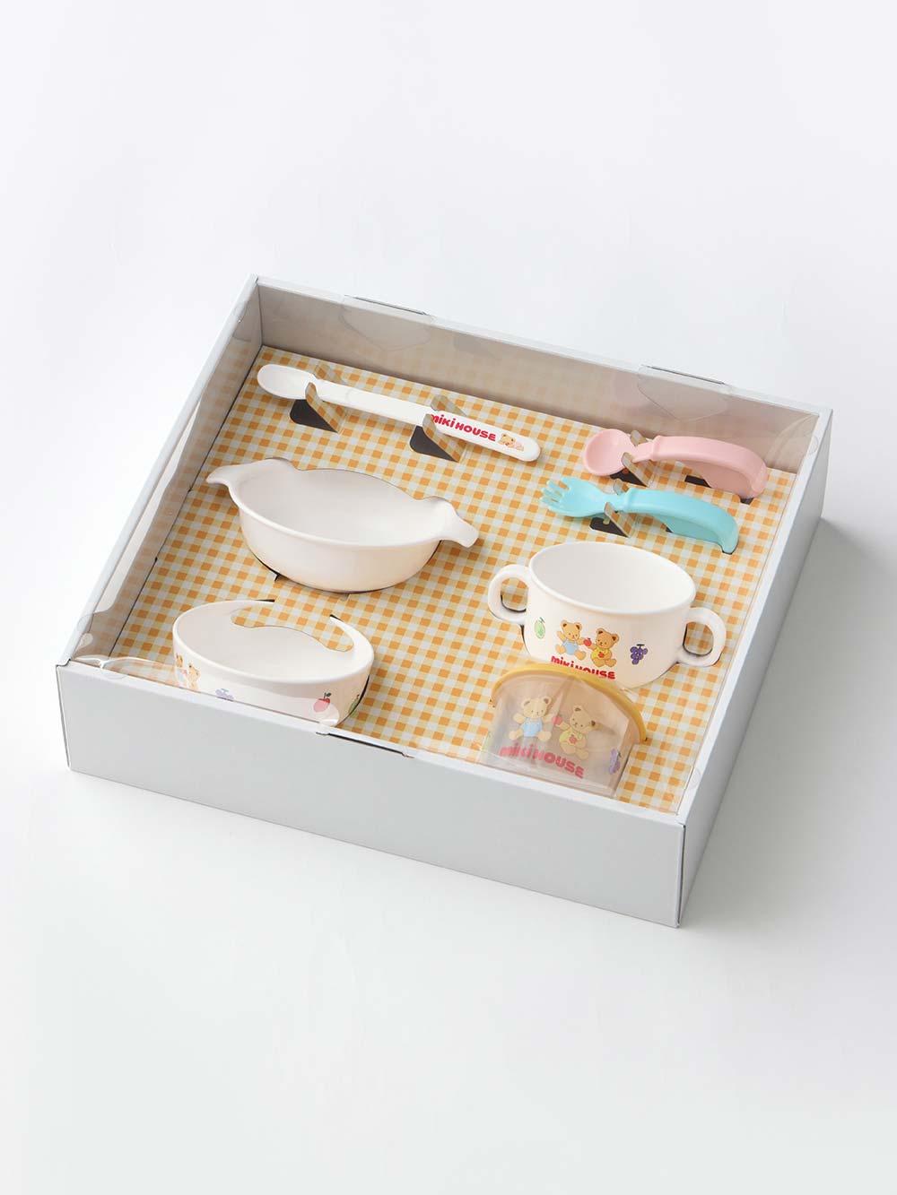 授乳・調乳・お食事|【ミキハウス】テーブルウェア7点セット|ー