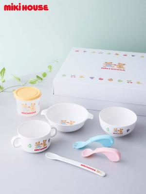 授乳・調乳・お食事|【ミキハウス】テーブルウェア7点セット|ー