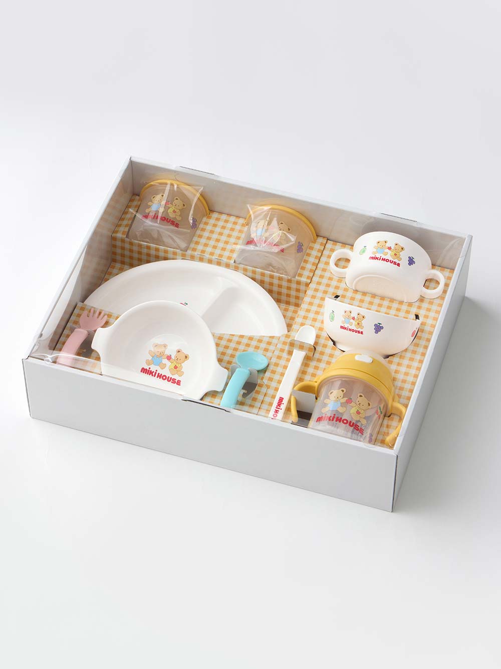 授乳・調乳・お食事|【ミキハウス】テーブルウェア10点セット|ー