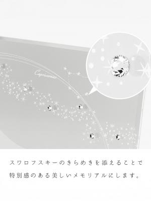 メモリアルグッズ|【ちあき工房】星に願いをスワロフスキー