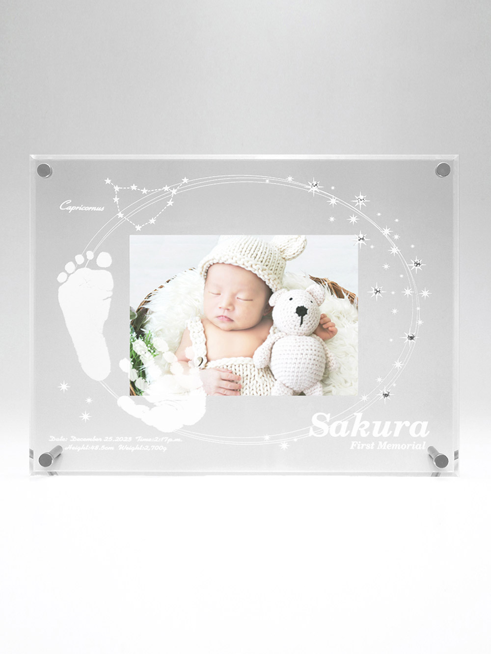 メモリアルグッズ|【ちあき工房】星に願いをスワロフスキー